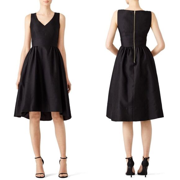 Kate Spade- Women’s Noir Black Heritage Tank Dress, Size 10 - Picture 1 of 15